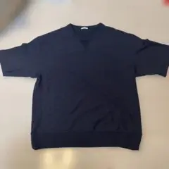 GU ネイビー クルーネックTシャツ 半袖　Mサイズ
