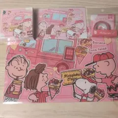 スヌーピータウンショップ 原宿店限定商品　原宿クレープ　商品4点セット