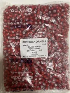PRECIOSA ORNELA 黒ガラスビーズ 7-9mm 500g - メルカリ