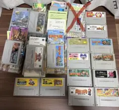 スーパーファミコン本体とソフトセット19点