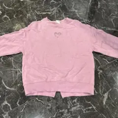 ZARA ピンク クルーネック トレーナーのサムネイル