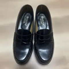 HARUTA ブラックローファー 25.5cm