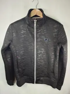 VIOLA rumore 黒迷彩 ジップジャケット M ロゴ YKK ブルゾン