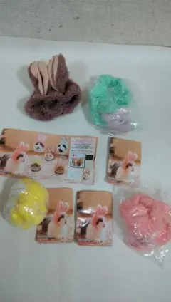 ねこのかぶりもの　かわいいかわいいねこうさぎちゃん ~スイーツカラー~