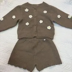 プティマイン　ニット　セットアップ　Mサイズ（100-110cm）