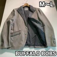 BUFFALO BOBS ストライプ 切り替え テーラードジャケット M~L