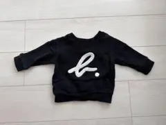 agnès b. 黒 トレーナー 1an 肩ボタン付き