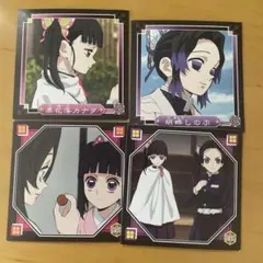 鬼滅の刃 キャラクターシール 4枚セット　カナヲ　胡蝶しのぶ