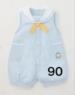 3/8まで★あひるのペックル セーラー襟サロペット★90★サンリオキャラクターズ