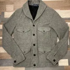 【POLO RALPH LAUREN】バックプリント　エルボーパッチ　レアのサムネイル