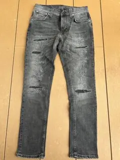 backlash コットンストレッチクラウド加工テーパードパンツ Sサイズ 