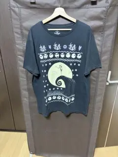 ナイトメアー ビフォア クリスマス キャラクタープリントTシャツ 　２XL