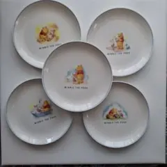ウィニー・ザ・プー くまのプーさん 子ども プレート 5枚 皿 かわいい