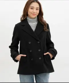 Honeys　ピーコート（ネイビー）Sサイズ　新品のサムネイル