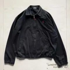 USA製 ラルフローレン 黒 スイングトップ M