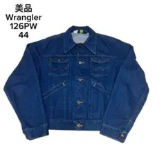 美品　80s ラングラー 126PW usa製 44濃紺　デニムジャケット