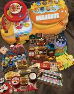 アンパンマン　まとめ売り　おままごと　車　ピアノドキドキアンパンチ　パズル