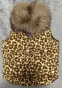 ヒステリックグラマー　レオパード　ダウンベスト