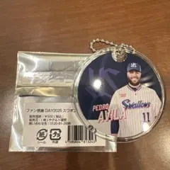 東京ヤクルトスワローズ　#11 アビラ ファン感謝デー　スワポン　クリアチャーム
