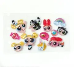 正規品　プチドロップステッカー　パワーパフガール　ボンボンドロップシール