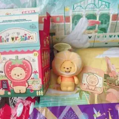 TOPTOY ディズニー　くまのプーさん　オレンジ　ぬいぐるみキーチェーン