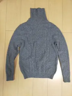 【美品】Next Blue グレー タートルネック ニット M