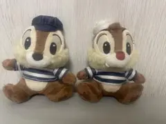 香港ディズニーランド　チップ&デール　ぬいぐるみ　　　マスコット　マグネット