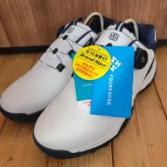 FOURSENCE ゴルフシューズ ホワイト/ネイビー