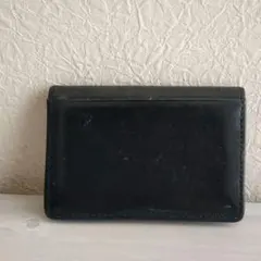 【無印良品】名刺入れ　カードケース　黒　レザー　シンプルのサムネイル