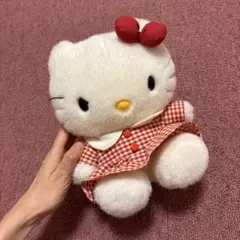 1996年　ハローキティ　ぬいぐるみ　カントリー　サンリオ　レトロ　当時物