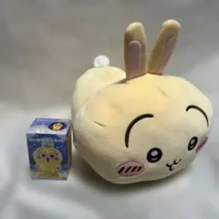 ちいかわ　もっちるねそべりBIGぬいぐるみ②&キャライト　〜うさぎ〜 セット
