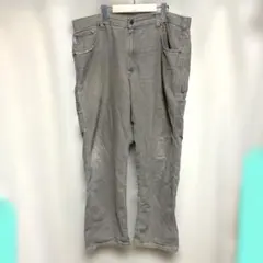 y042503 carhartt チノパン　40×32　カーゴパンツ　ロゴ　カジ
