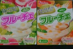 ハウス食品 フルーチェ ピーチマスカット メロン 2個セット
