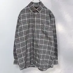 デコイ DECOY 長袖 チェックシャツ ネルシャツ カジュアル M《i34