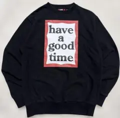 【定価14,300円】have a good time スウェット ブラック M