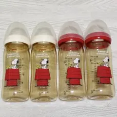 Pigeon　ピジョン　スヌーピー　哺乳瓶　プラスチック　240ml　母乳実感
