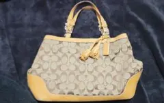 Coach トートバッグ ブラウン/ベージュ