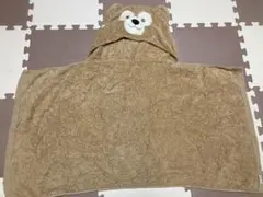 ダッフィー　フード付きおくるみタオル