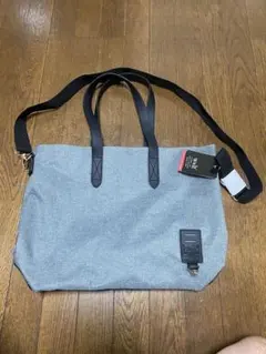新品　未使用　グレー トートバッグ 取り外し可能ショルダー