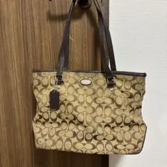 COACH ロゴプリント トートバッグ　ジャンク品