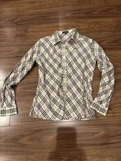 Burberry／バーバリーズ☆ノバチェック 長袖シャツ ブラウス 定番 人気