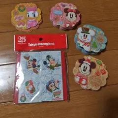 東京ディズニーランド　ミッキー＆ミニー2008年＆2014年クリスマスメモセット