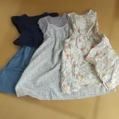 女の子 ワンピース 120サイズ 3枚セット