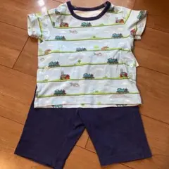 ユニクロ 90cm パジャマ きかんしゃ トーマス