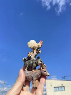 はしもとみおさんのブレーメンの音楽隊を彫ってみた(ブレーメンの音楽隊)になります