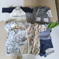 ベビー服　長袖ロンパース　まとめ売り 50〜70 男の子