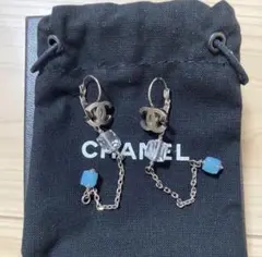 CHANEL シャネル カラーストーン ビジュー ロングピアス
