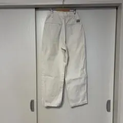 Lee リー ベーシックトラウザーパンツ ホワイトデニム XS