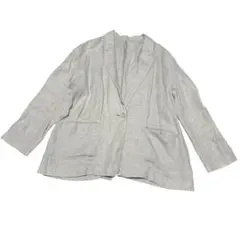 美品 Spick & Span リネン100% エアリージャケット 40のサムネイル