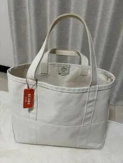 エルエルビーン　ビームス　キャンバス　トートバッグ　白